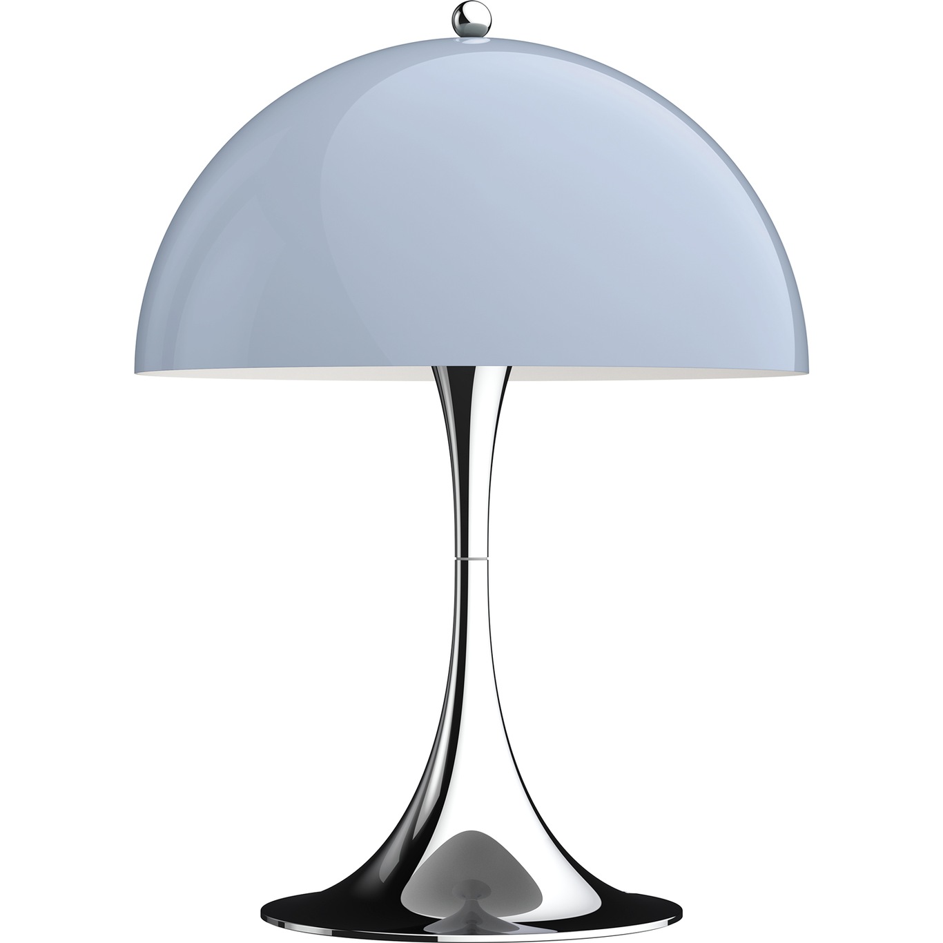 Panthella 250 Table Lamp, Grey Opal Acrylic