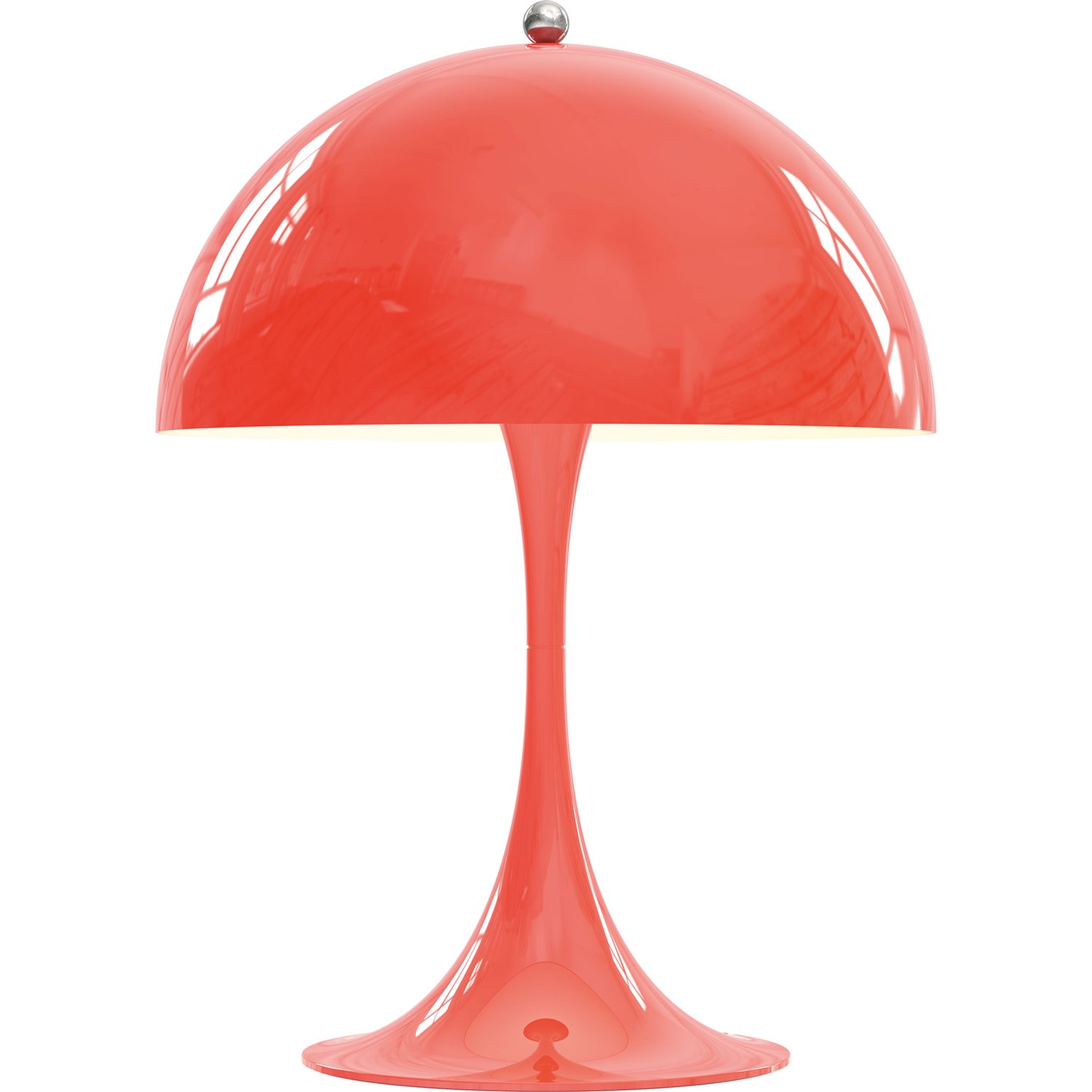 Panthella 250 Table Lamp, Coral