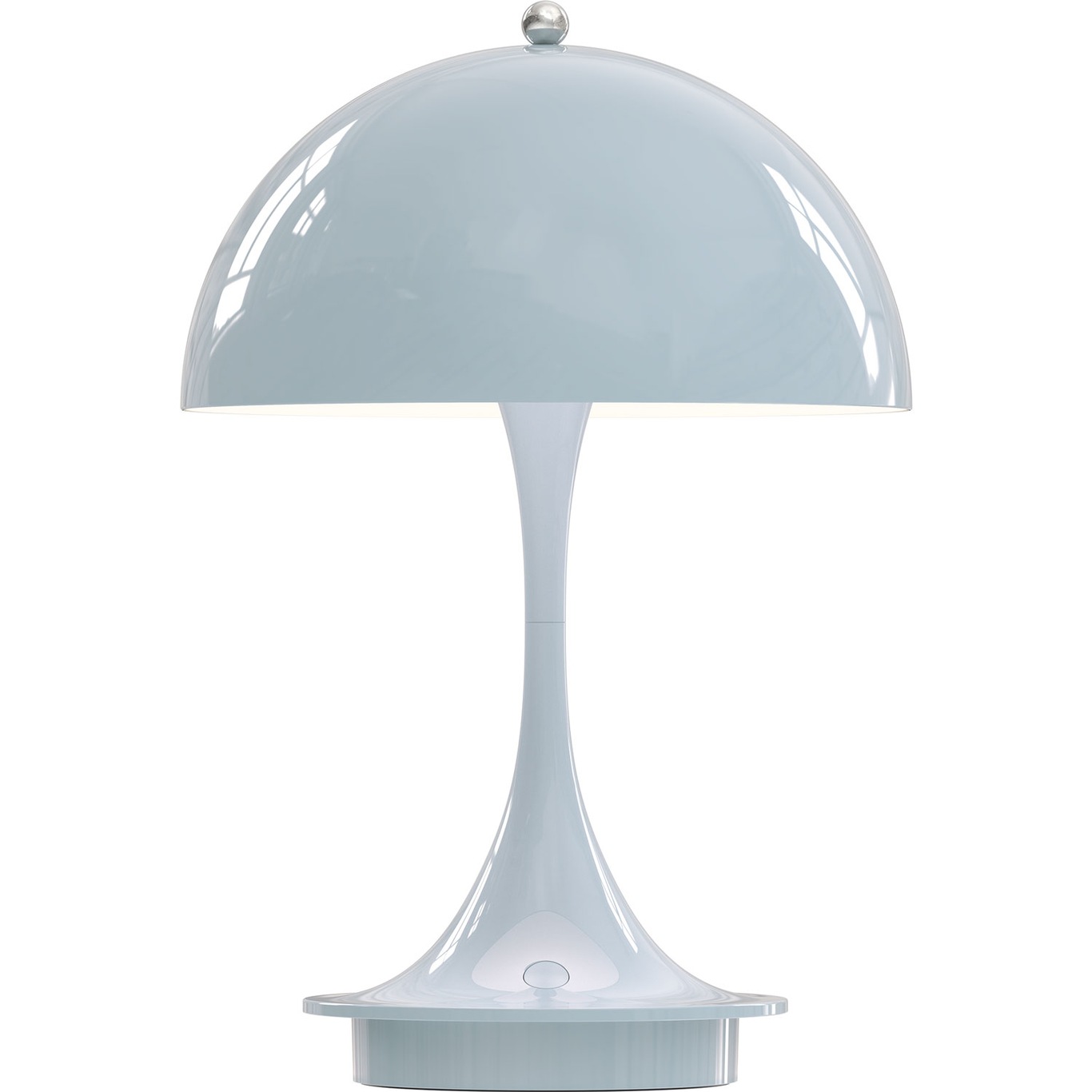 Panthella 160 Table Lamp Portable, Light Blue