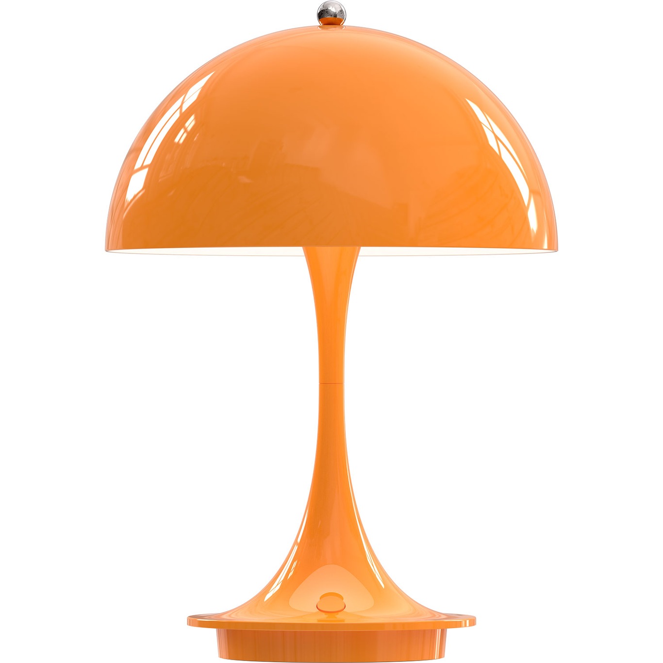Panthella 160 Table Lamp Portable, Orange