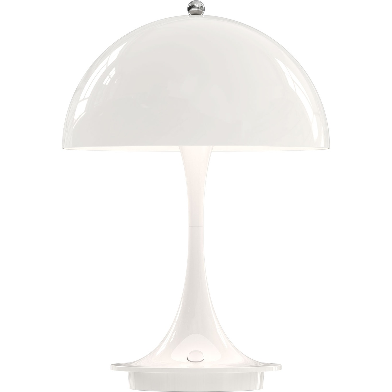 Panthella 160 Table Lamp Portable, White