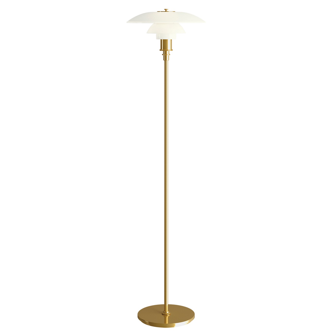 PH 3½-2½ Floor Lamp, Brass