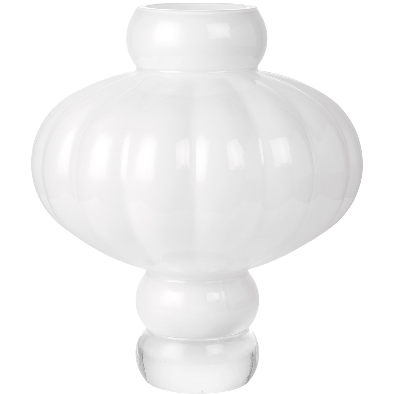 Balloon 03 Vase 40 cm, Opal White
