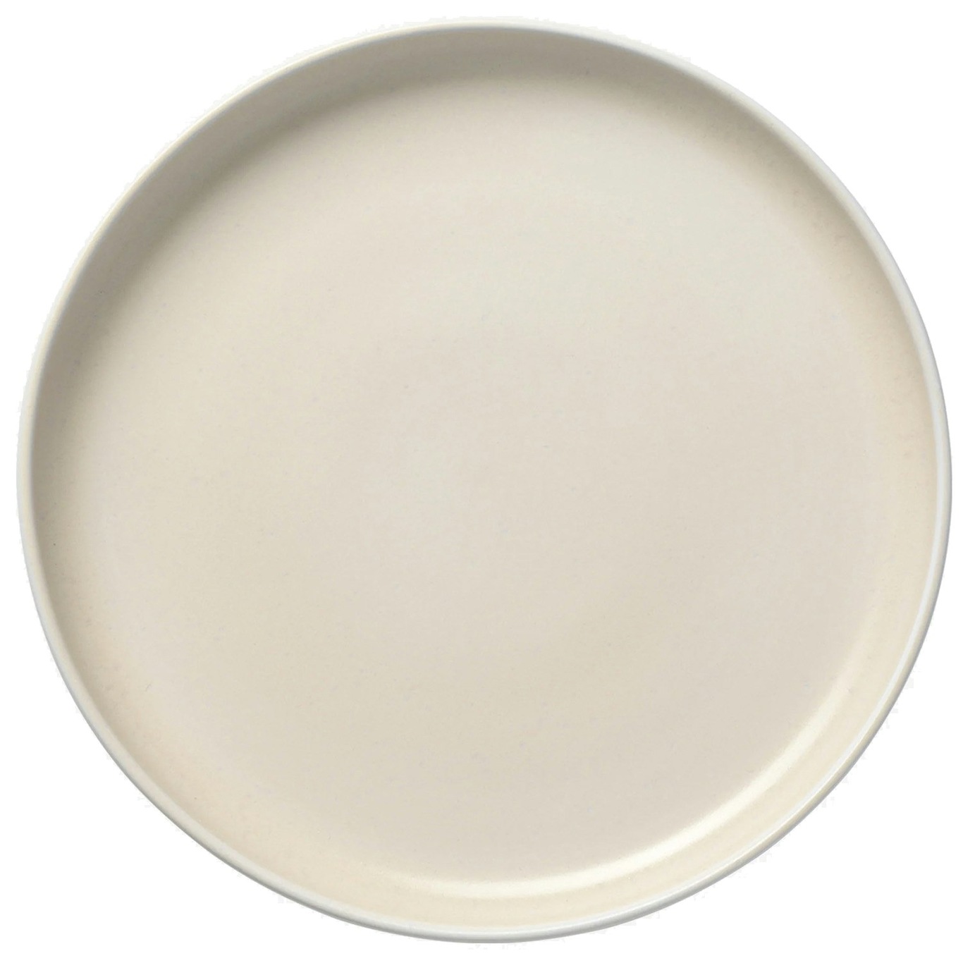 Ceramic Pisu Plate Ø26 cm, Vanilla White