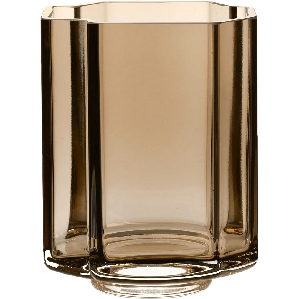 Funki Light Asymmetric Vase 13 cm, Smoke