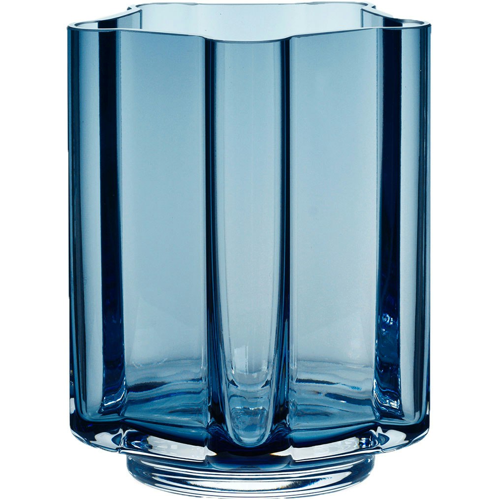 Funki Light Rounded Vase 13 cm, Blue