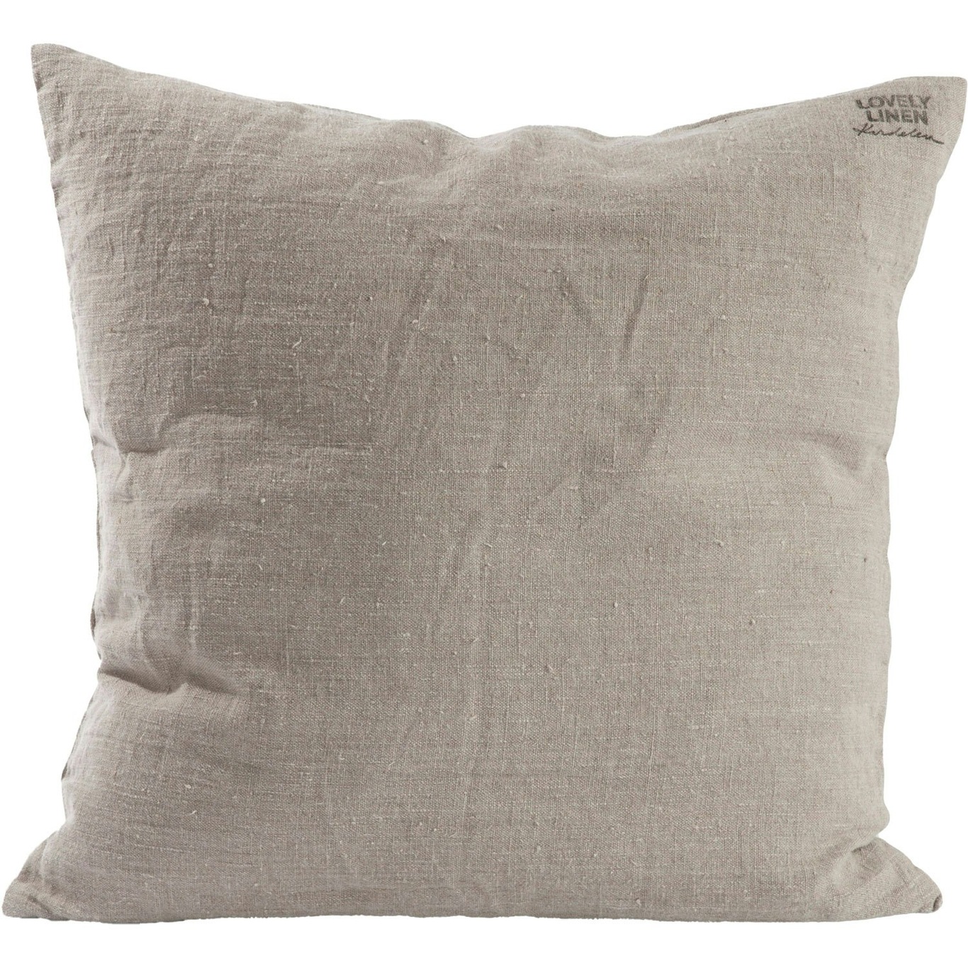 Lovely Cushion Cover 60x60 cm, Natural Beige