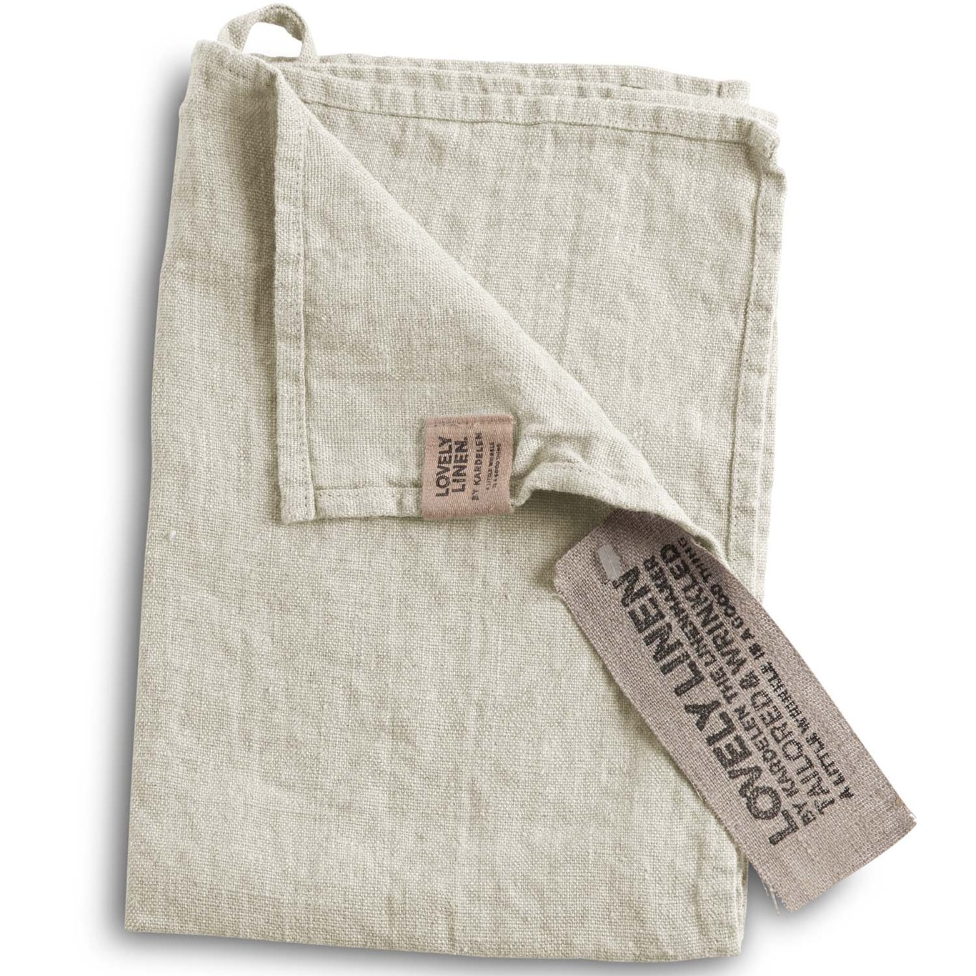 Lovely Guest Towel Linen 35x50 cm, Light Grey
