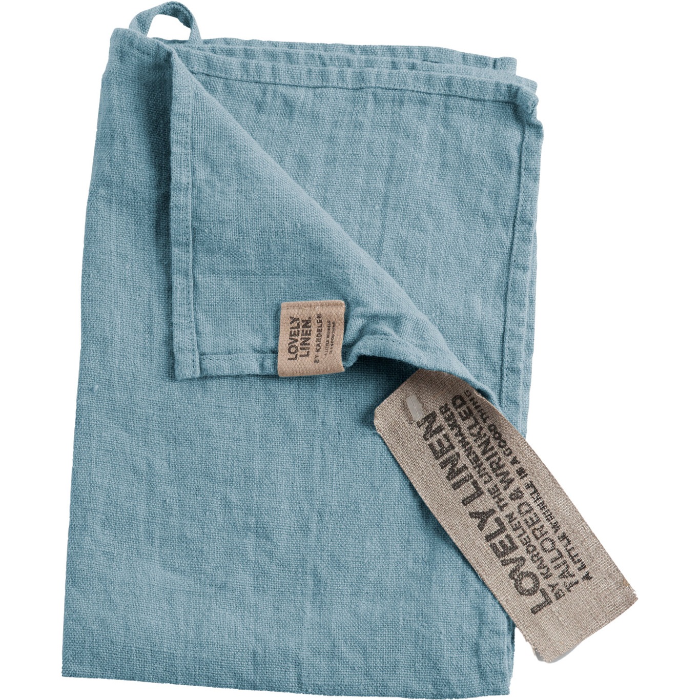 Lovely Guest Towel Linen 35x50 cm, Dusty Blue