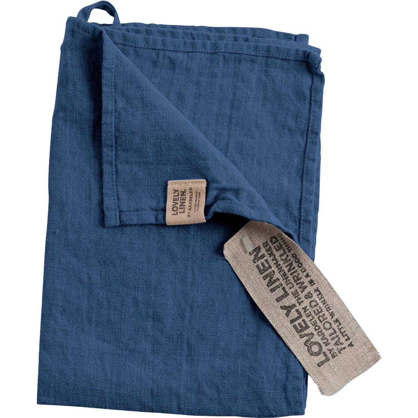 Lovely Guest Towel Linen 35x50 cm, Denim Blue
