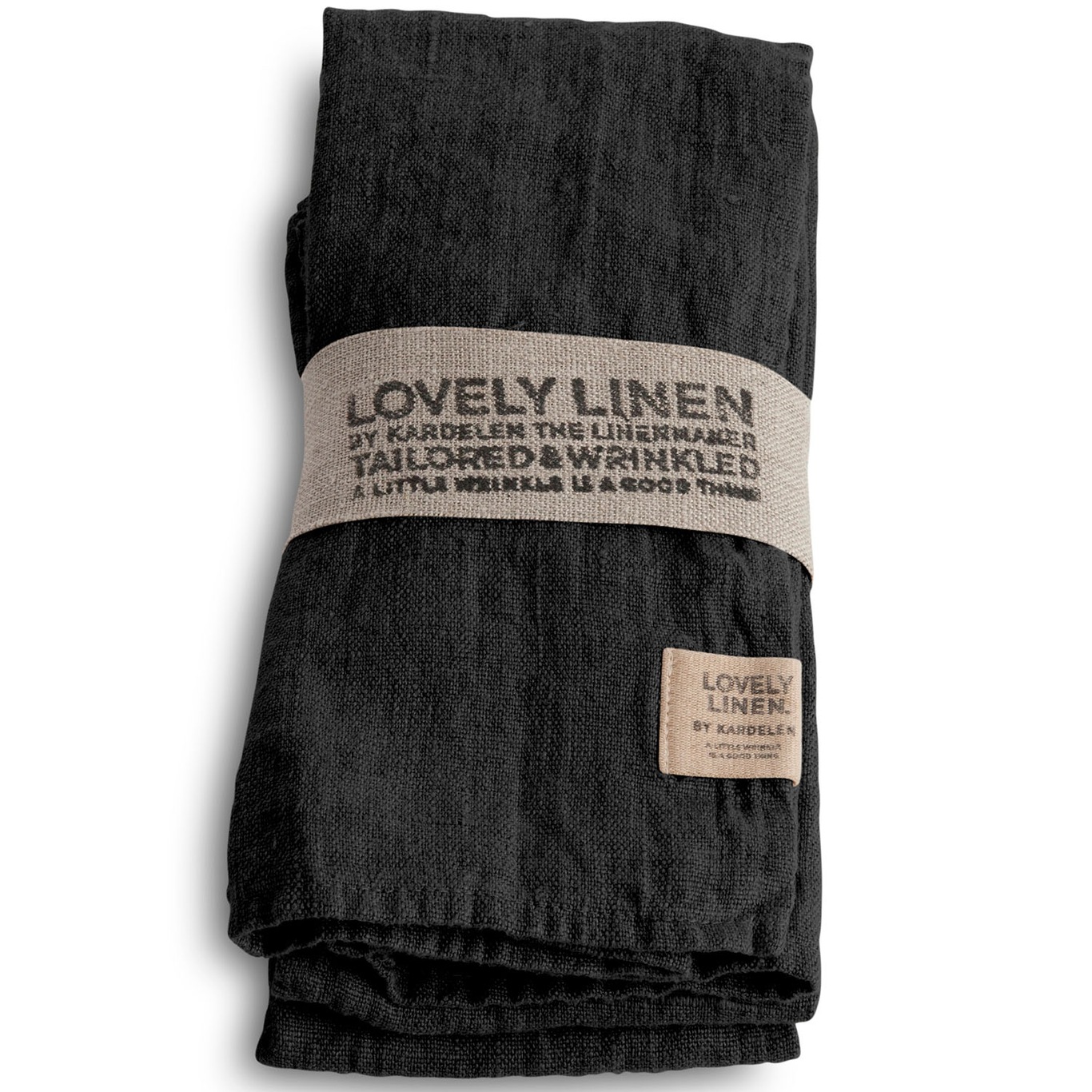Lovely Napkins Linen 4-pack Dark Grey