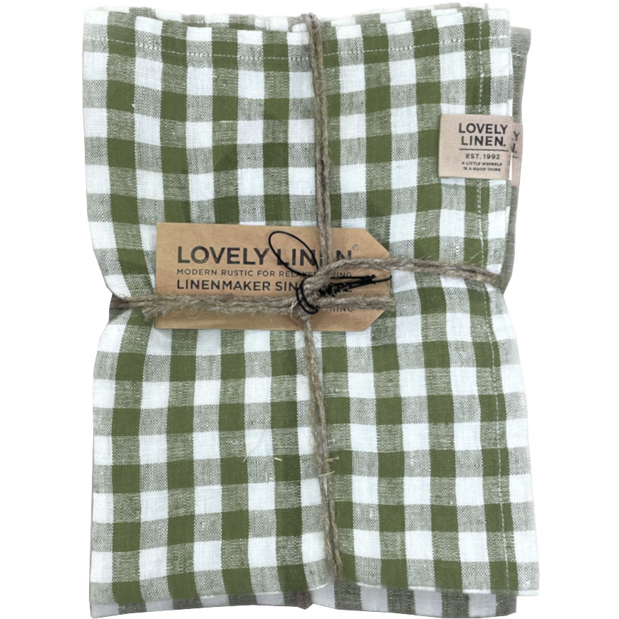 Misty Kitchen Towel, Square Jeep Green