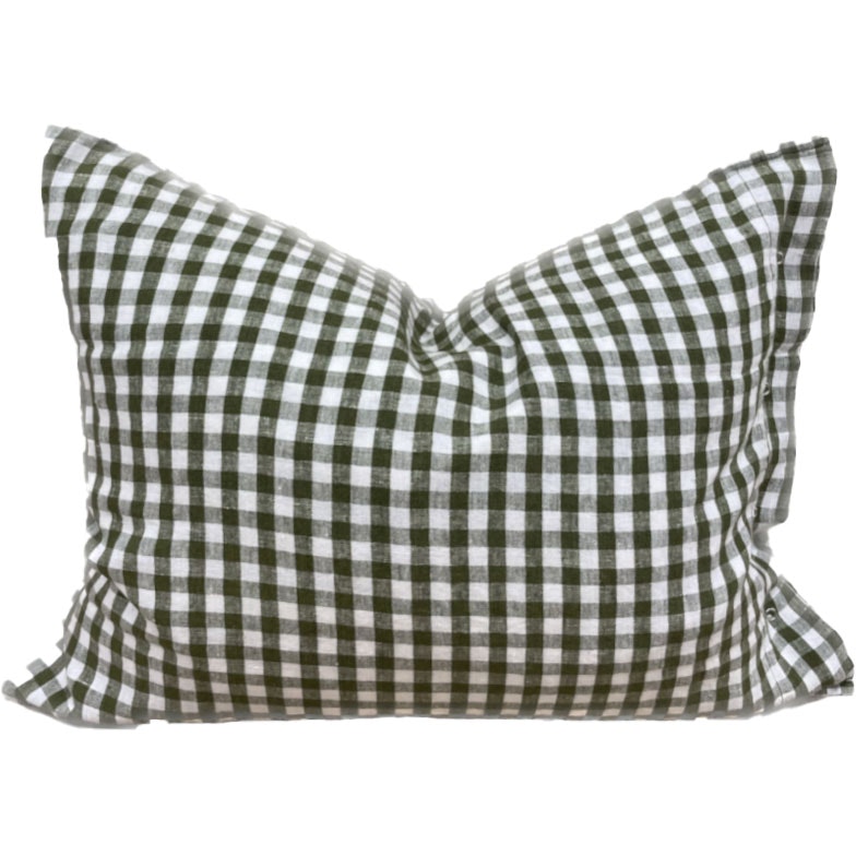 Misty Pillowcase 50x60 cm, Square Jeep Green