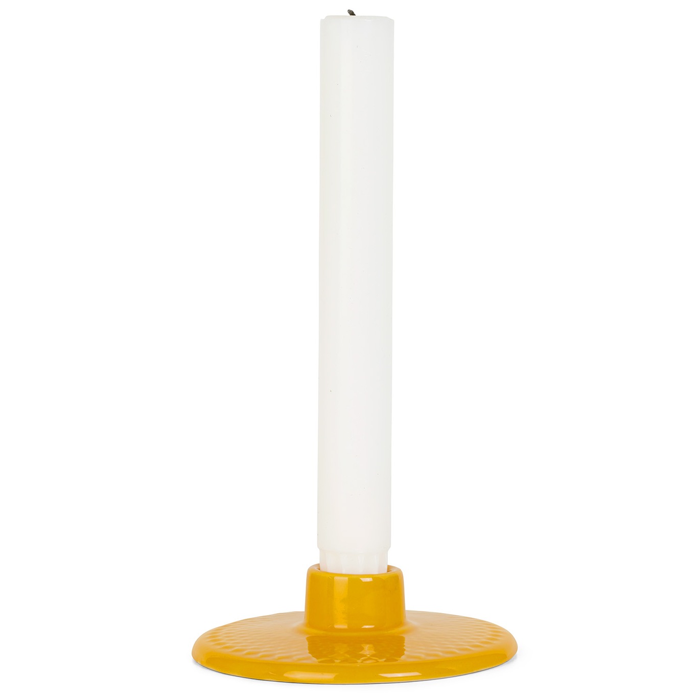 Rhombe Color Candlestick Candle Holder, Yellow