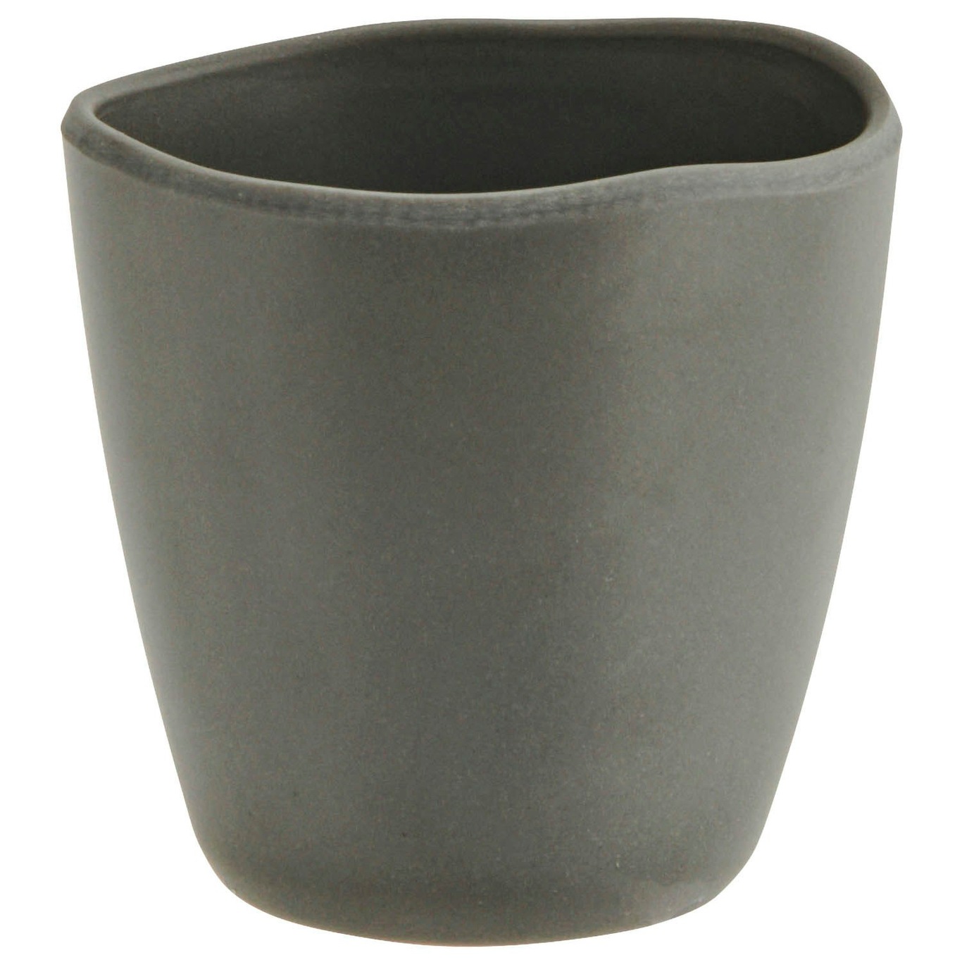 Eco Sustainable Melamine Cup 8 cm, Dark Grey