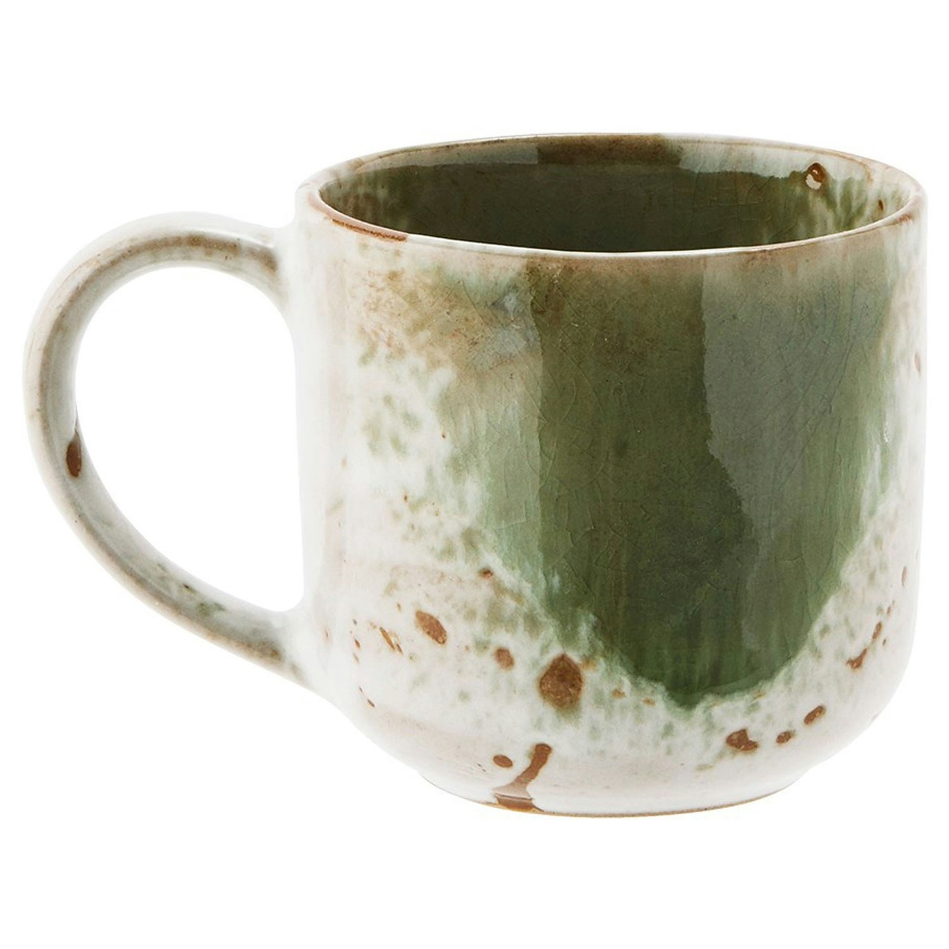 Mug 8 cm, Green / White