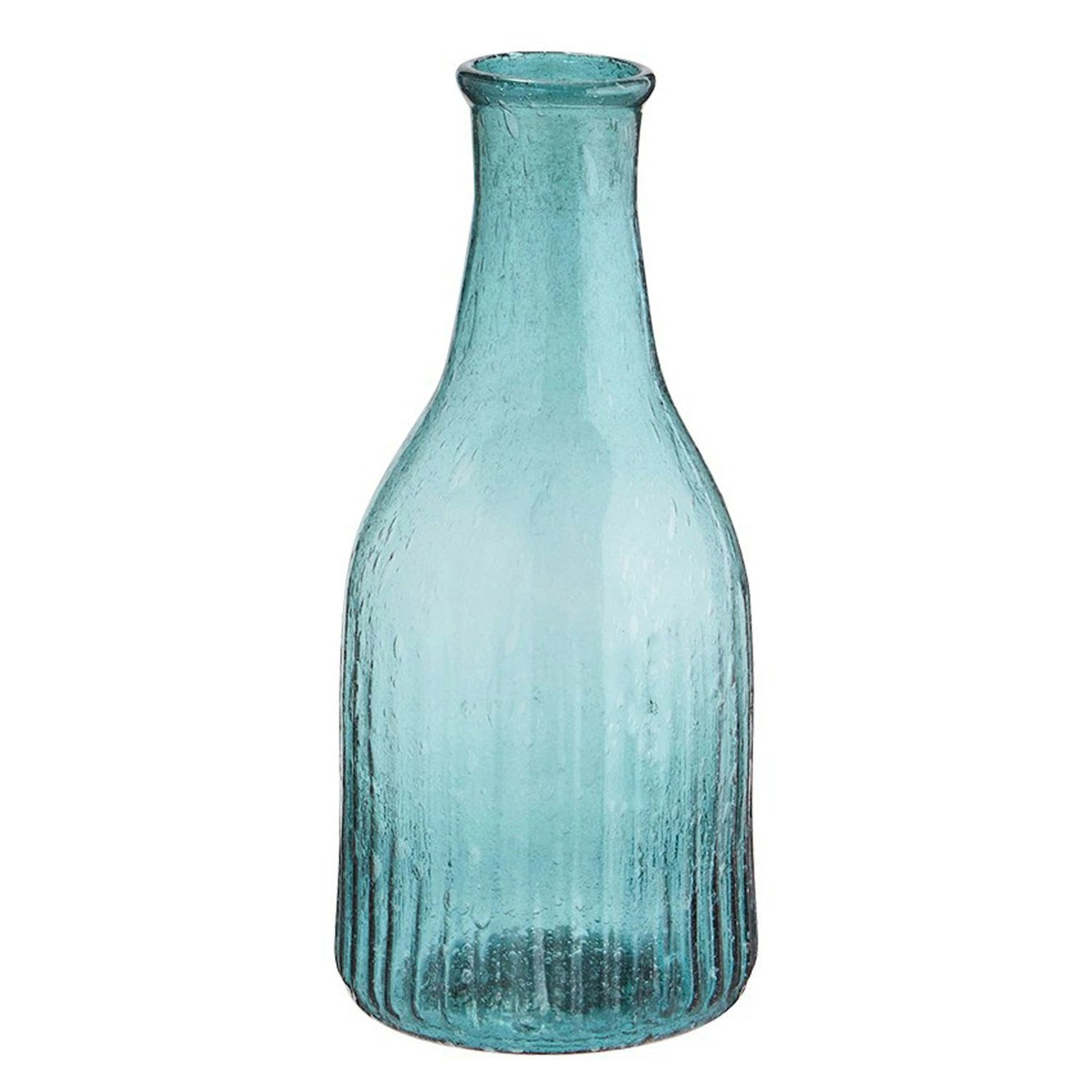 Vase Recycled Glass Teal, 7 cm