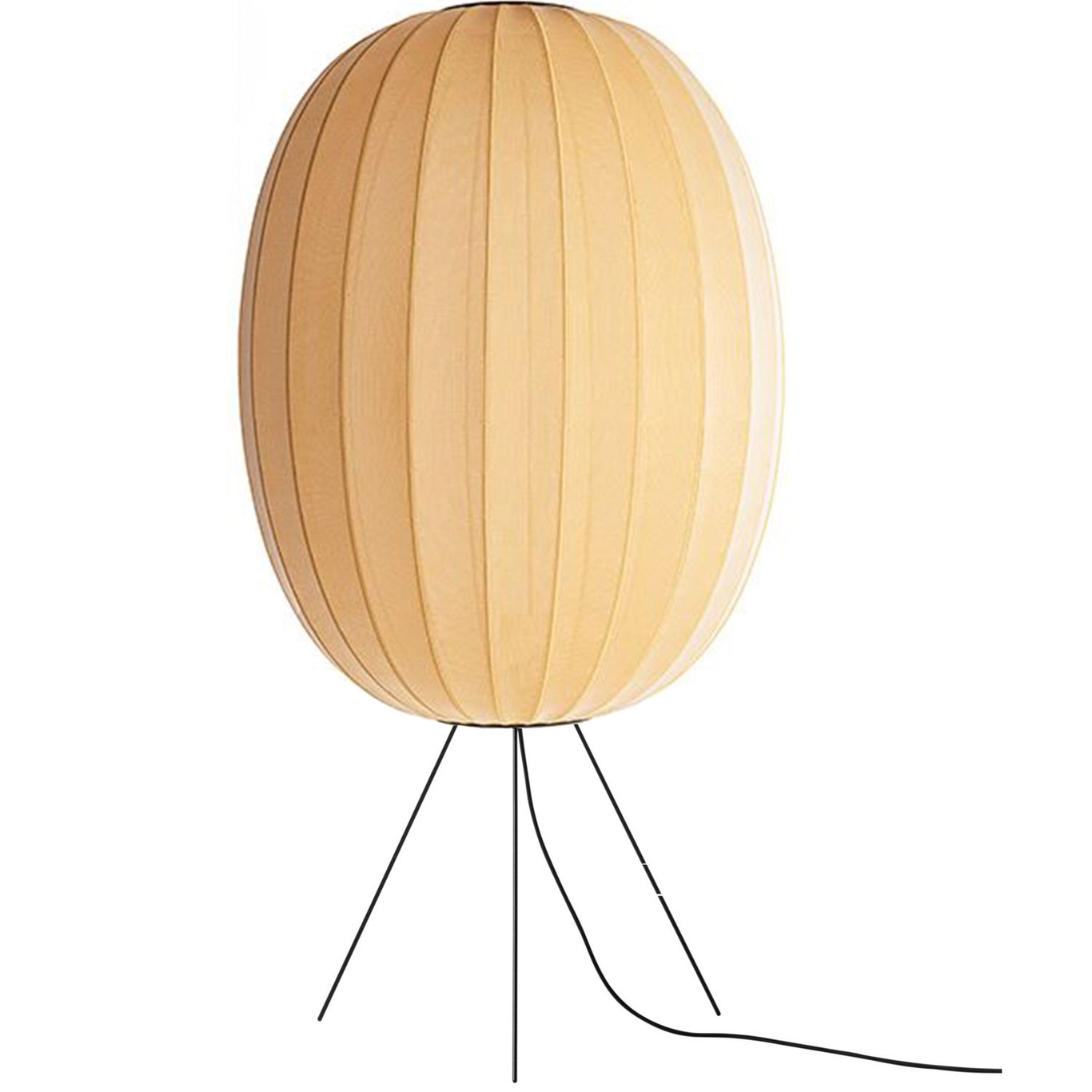 Knit-Wit Floor Lamp High Oval 65 cm, Sunrise