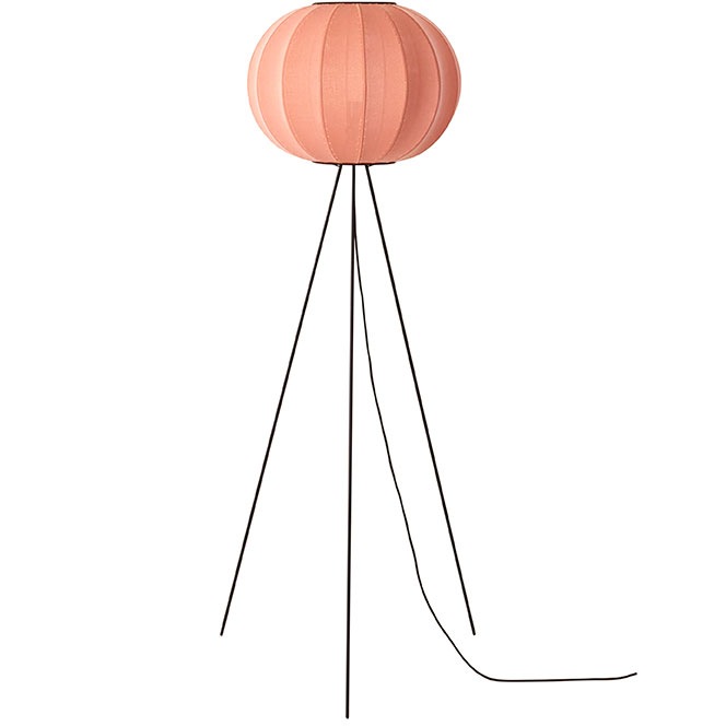Knit-Wit Floor Lamp High Round 45 cm, Coral