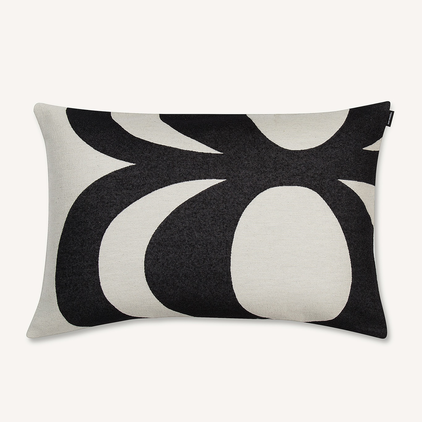 Kaivo Cushion Cover 40x60cm, White/Black