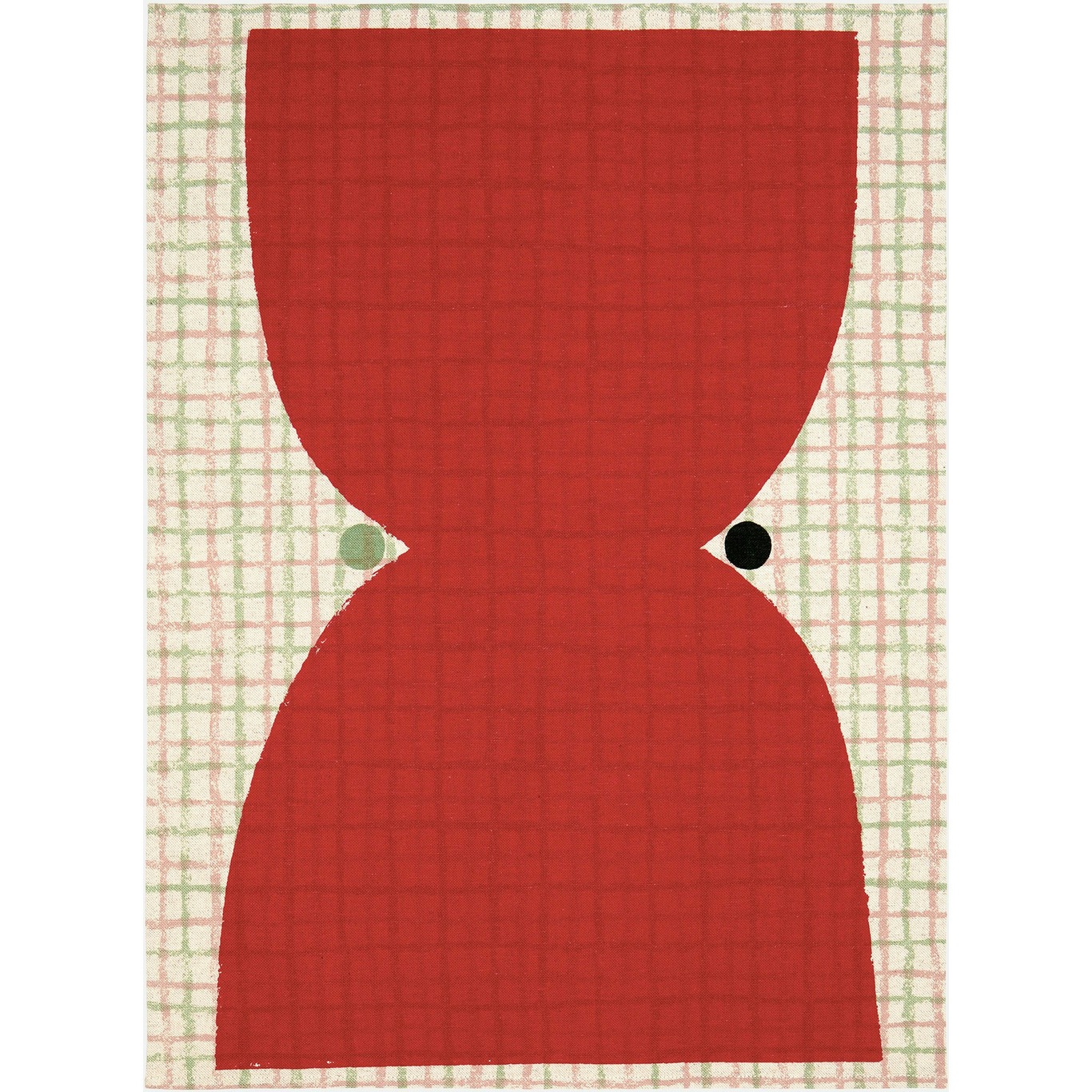 Kalendi & Losange Kitchen Towel 2-pack, Cotton / Red / Green