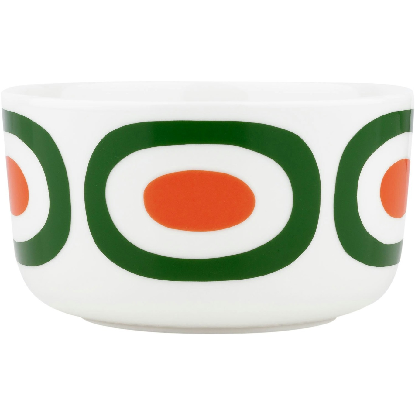 Melooni Bowl 50 cl, White / Green / Orange