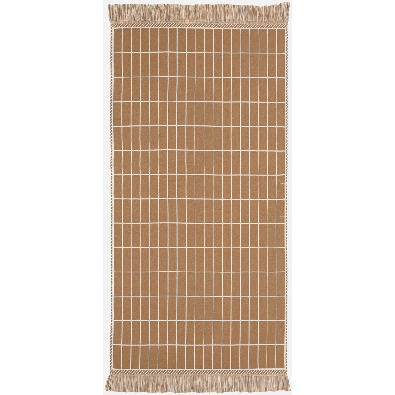Pieni Tiiliskivi Towel Hamam Brown / Off-white, 50x100 cm