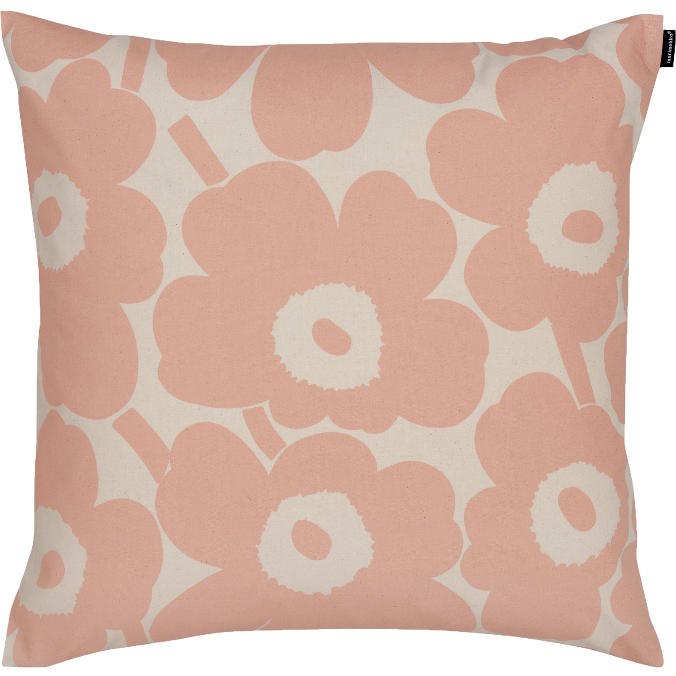 Pieni Unikko Cushion Cover 50x50 cm, Cotton / Peach