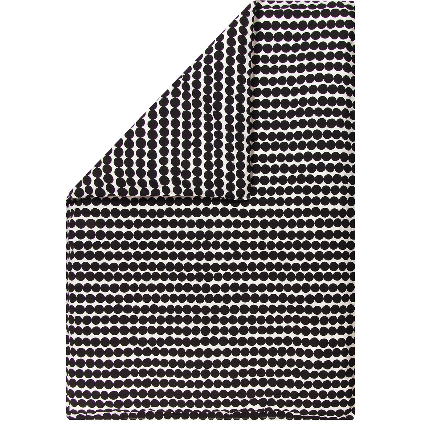 Räsymatto Duvet Cover White / Black, 150x210 cm