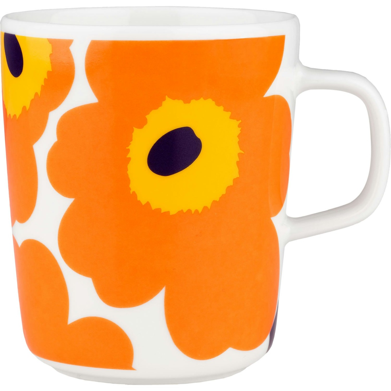 Oiva/Unikko 60Th Anniversary Mug, White / Orange / Yellow