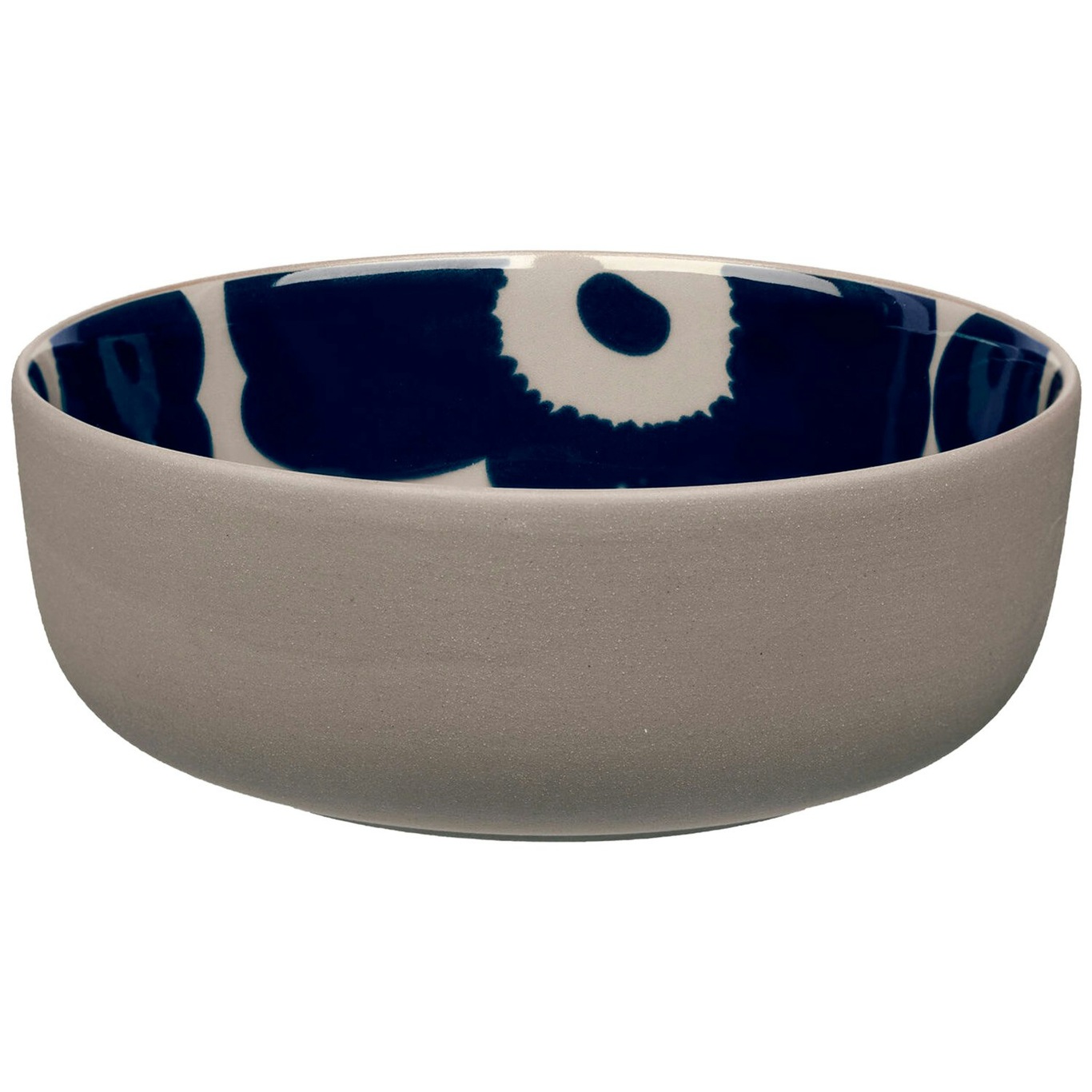 Oiva/Unikko Bowl 40 cl, Dark Blue/Terra - Marimekko @ 