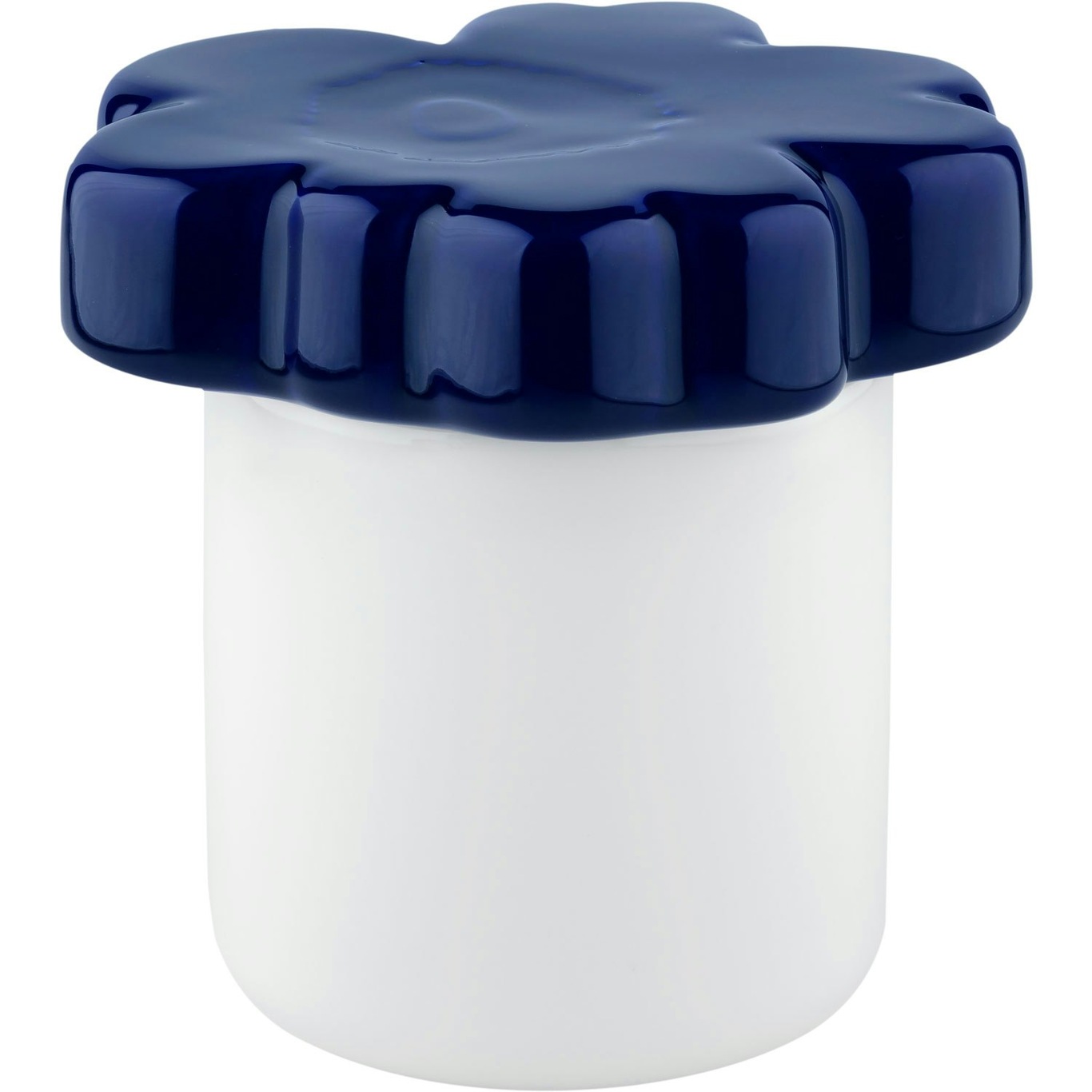 Unikko Collectible Jar 6,5x15,5 cm, White / Dark Blue