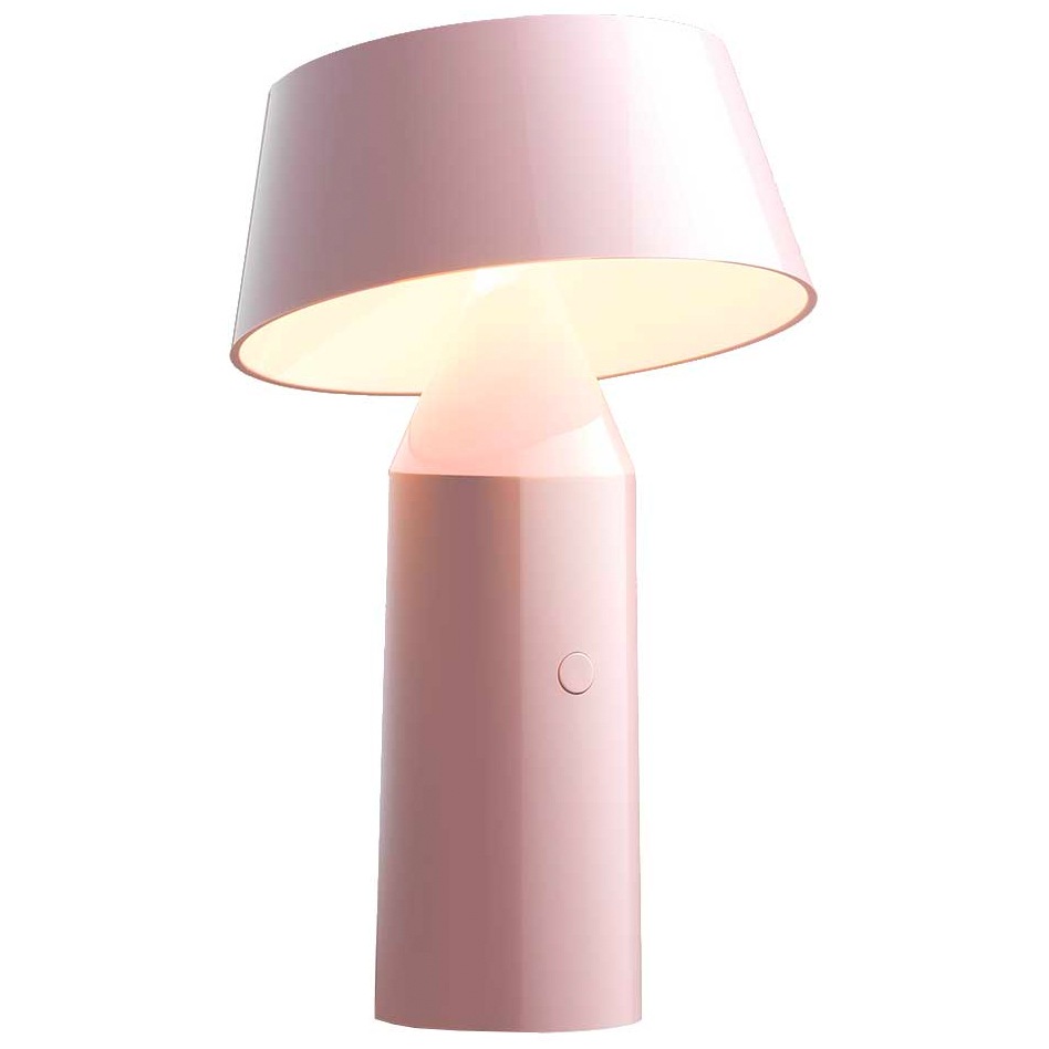 Bicoca Table Lamp Portable, Pale Pink