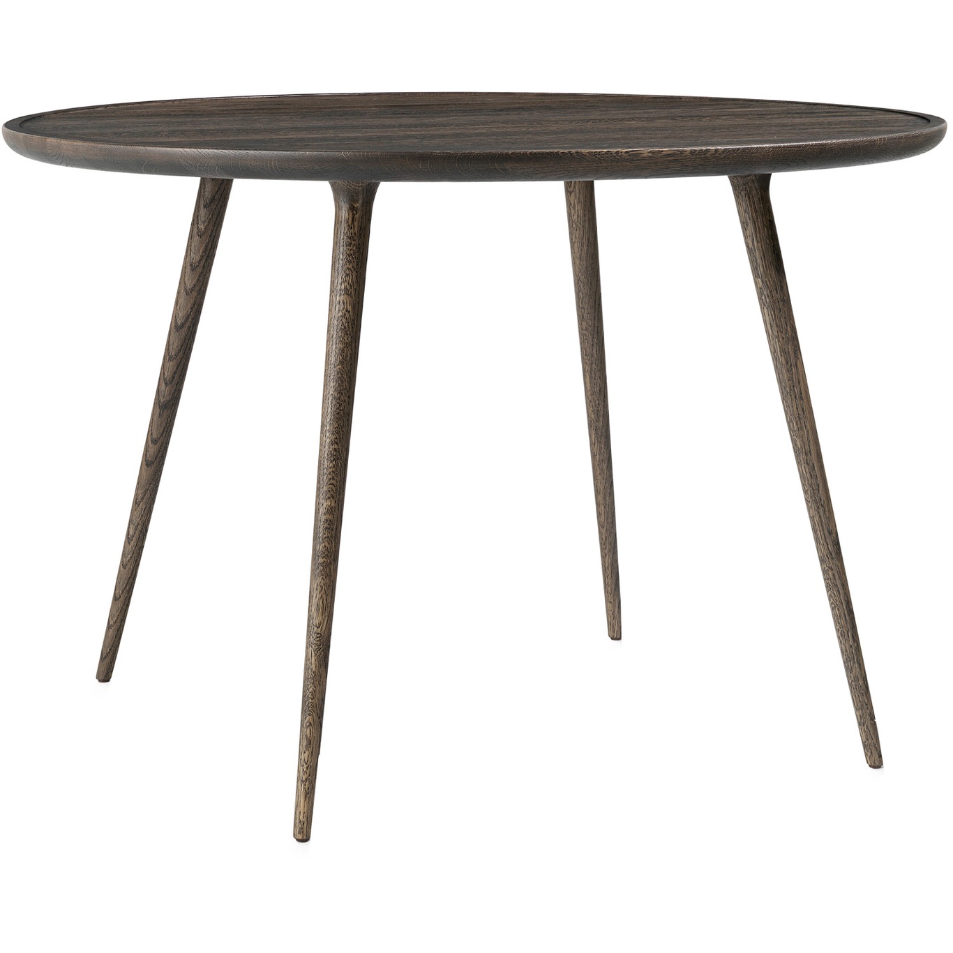 Accent Dining Table Sirka Grey Stained Oak, 110 cm