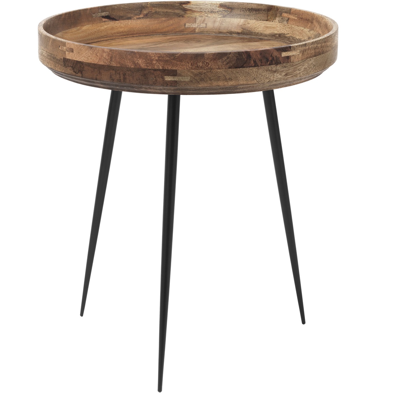 Bowl Coffee Table Natural Lacquered Mango Wood, 46 cm