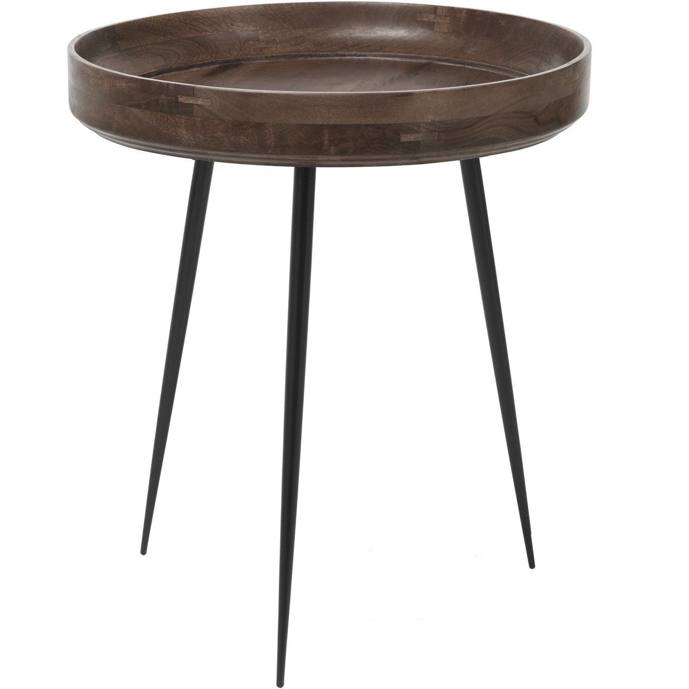 Bowl Coffee Table, Sirka Grey Stained Mango Wood, 46 cm
