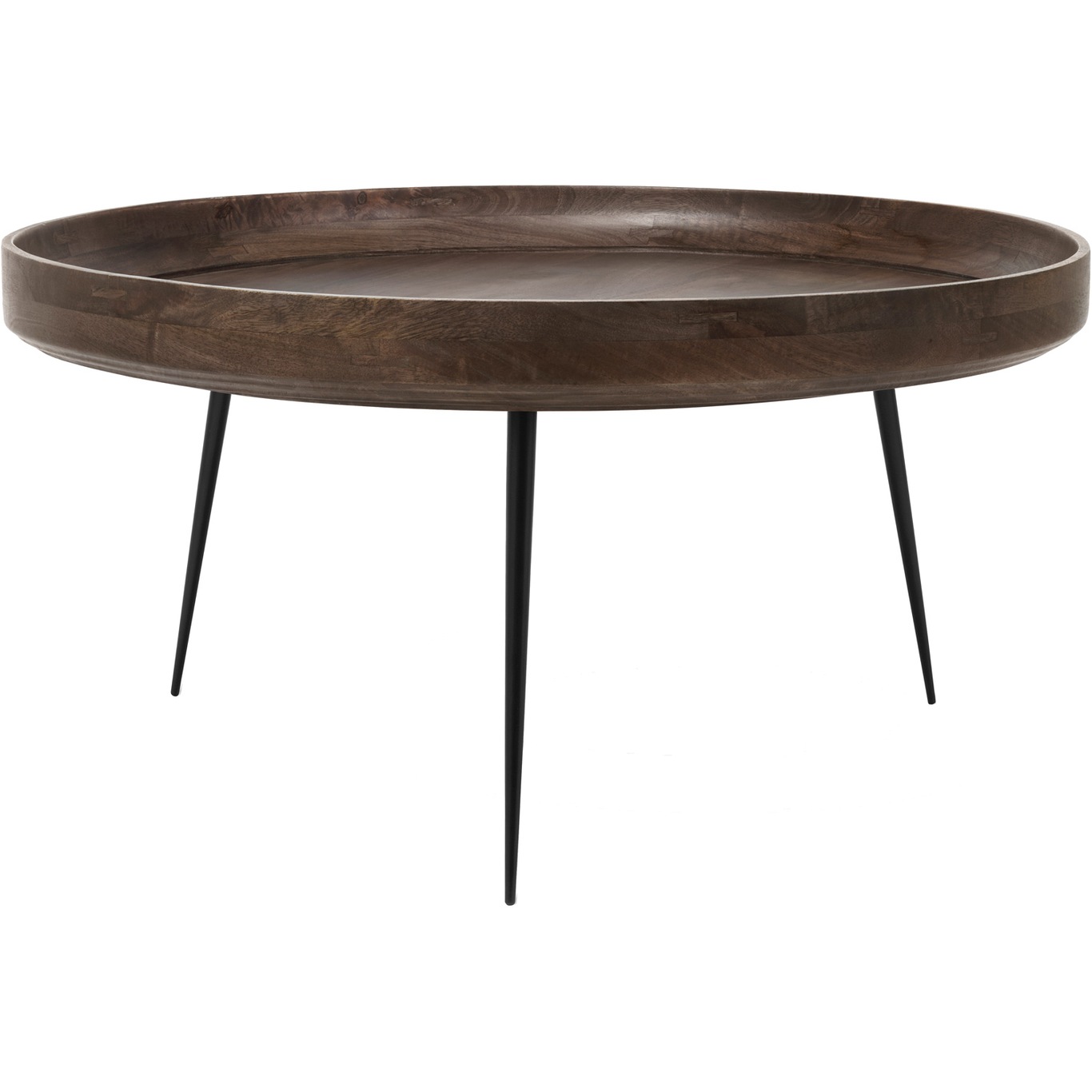 Bowl Coffee Table, Sirka Grey Stained Mango Wood, 75 cm