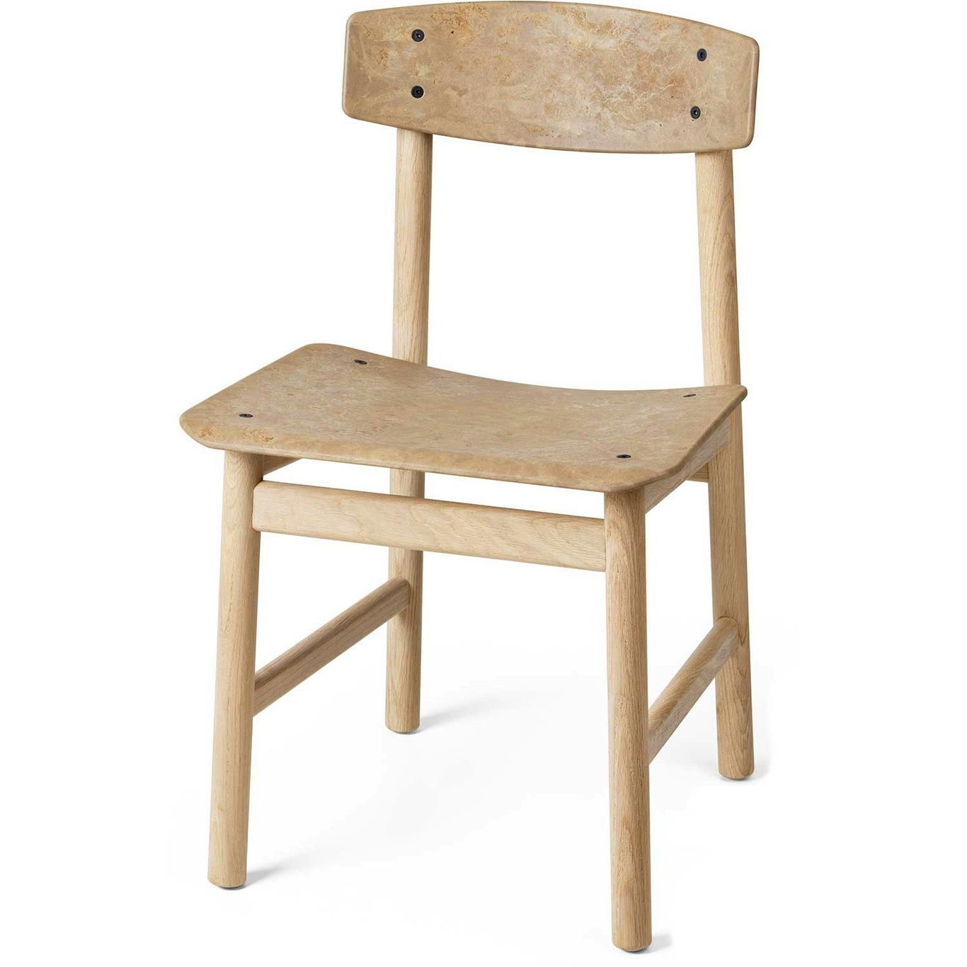 Conscious BM3162 Chair, Soaped Oak / Coffee Waste Light