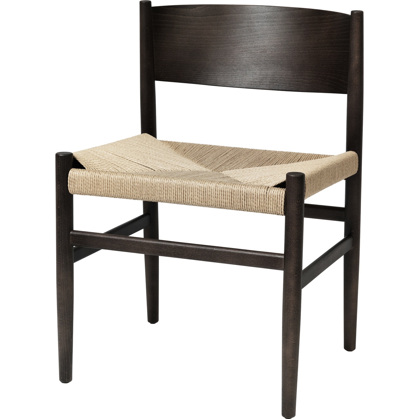 Nestor Chair, Sirka Grey Stained Beech / Paper String