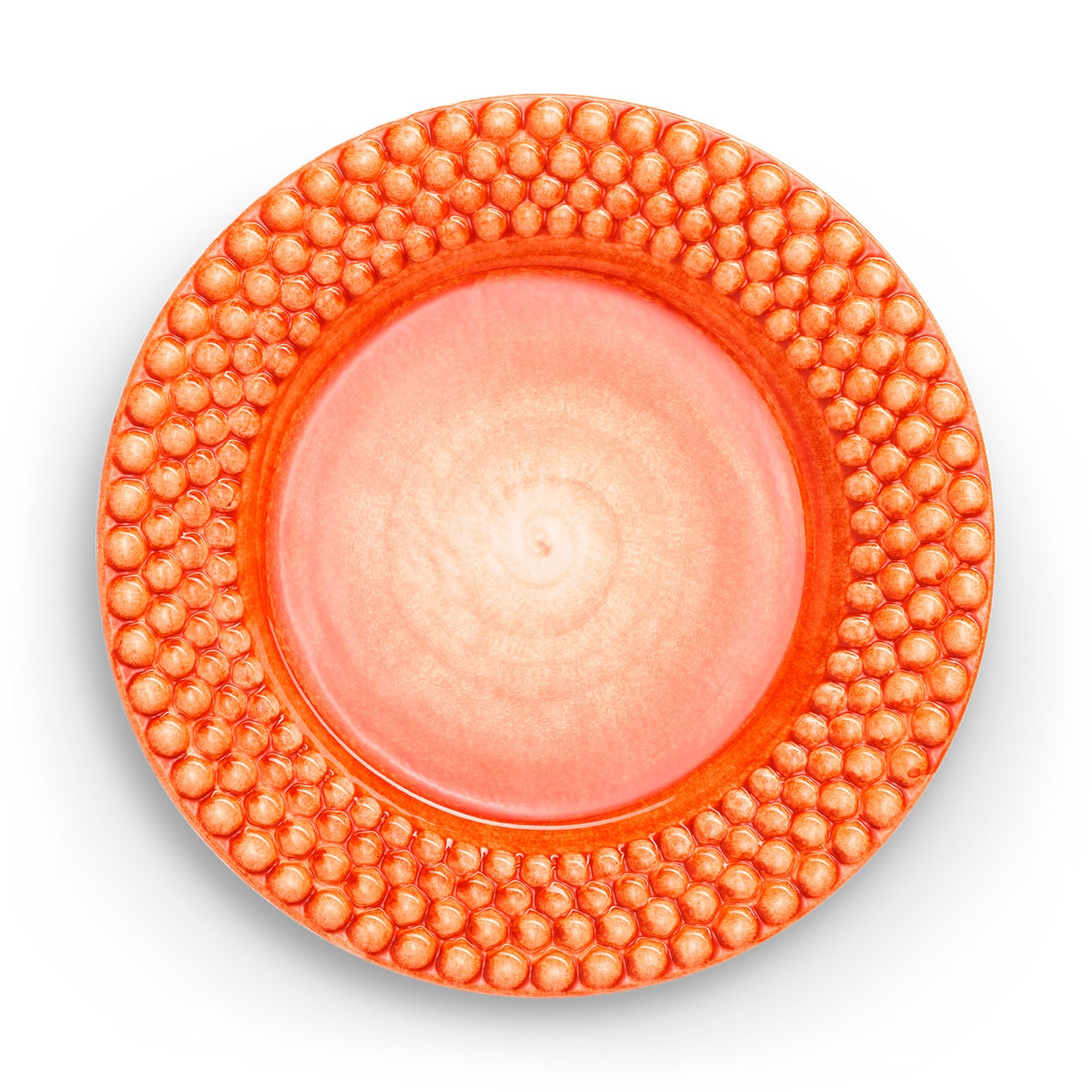 Bubbles Plate 28 cm, Orange