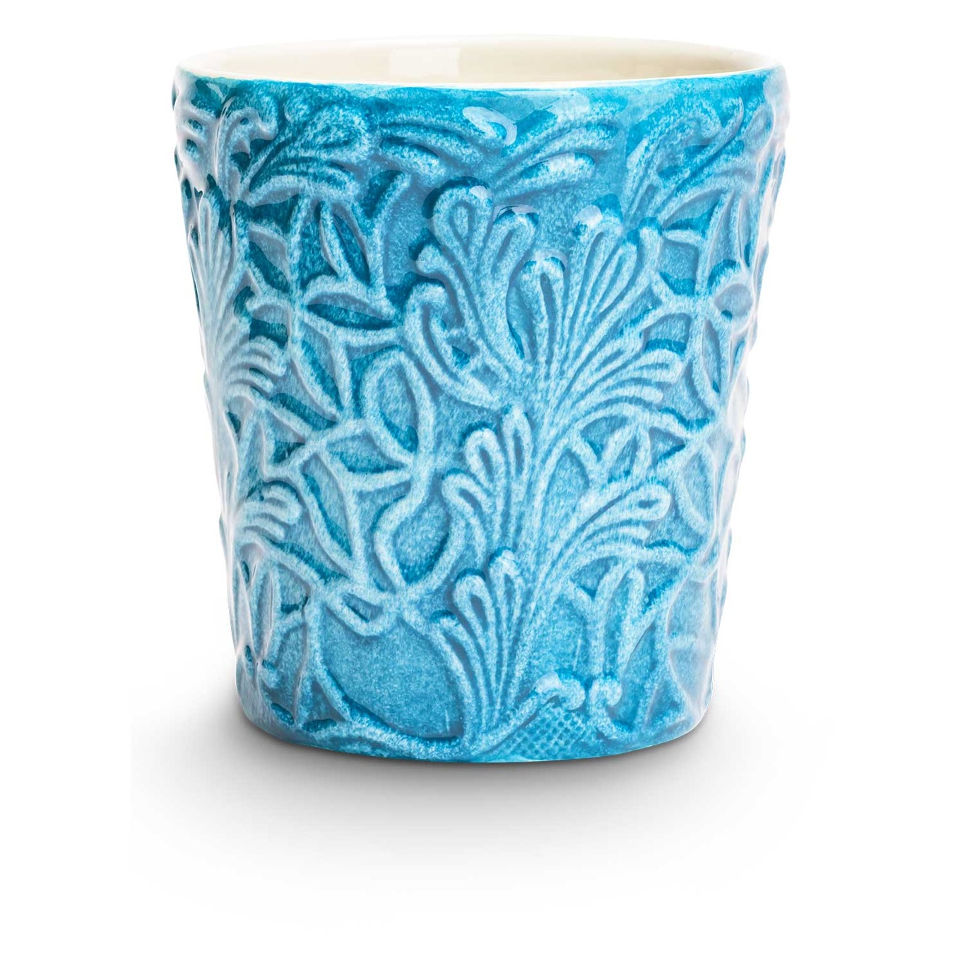 Lace Mug 30 cl, Turquoise