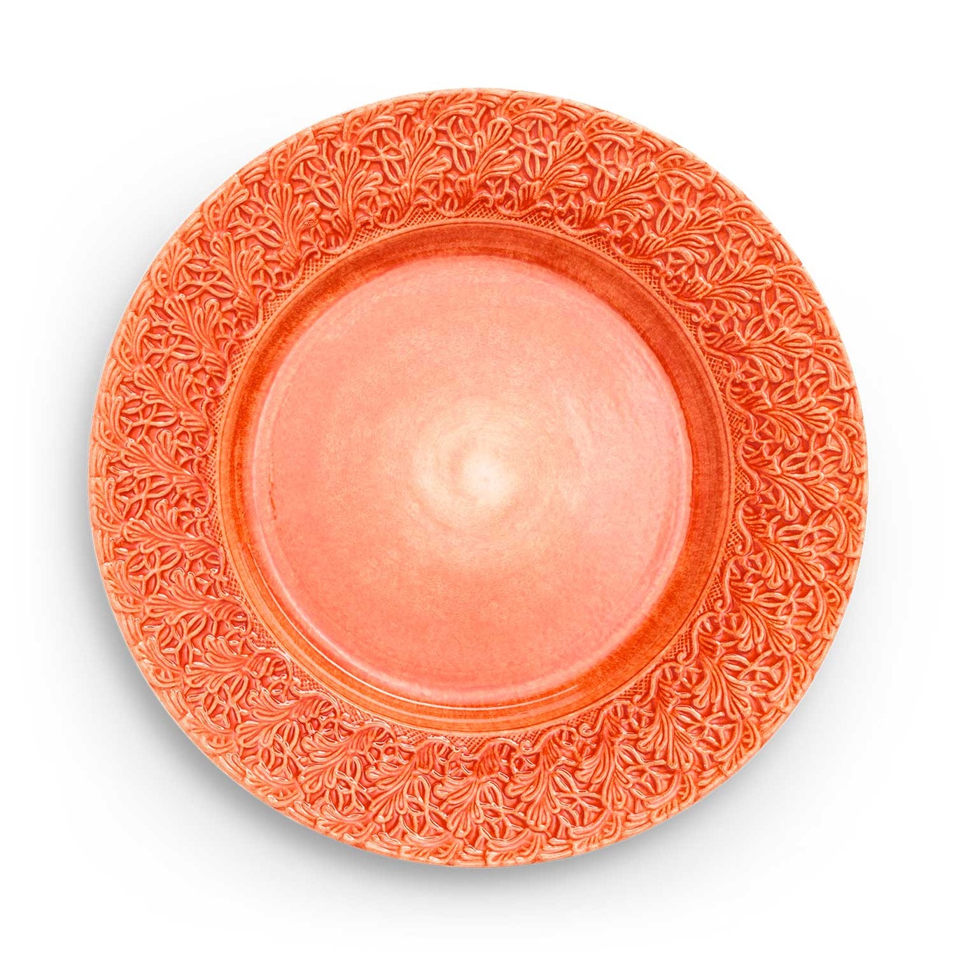 Lace Plate 32 cm, Orange