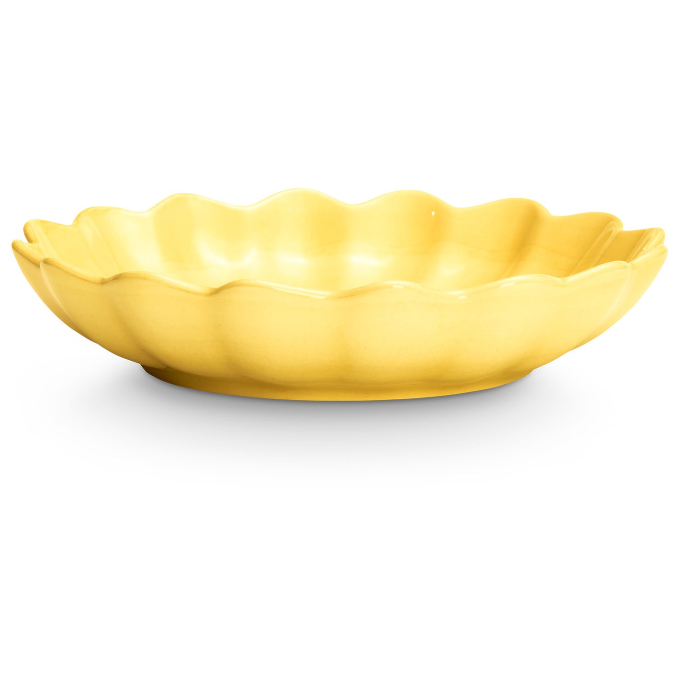 Oyster Bowl 24 cm, Yellow