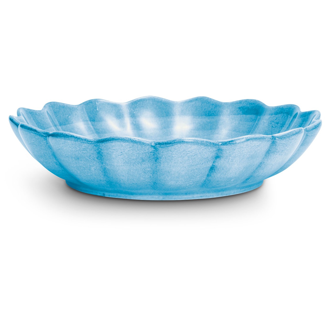 Oyster Bowl 31 cm, Turquoise
