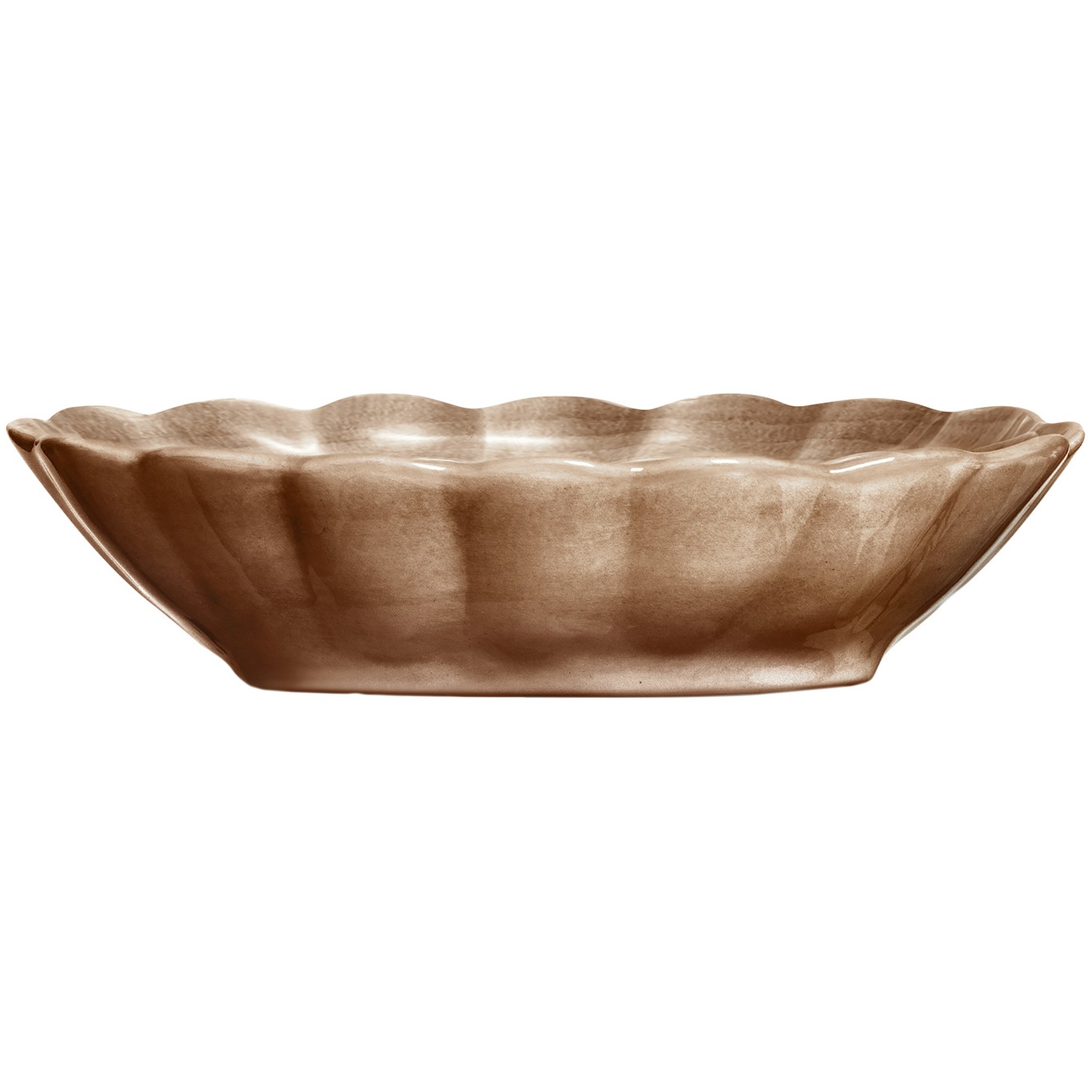 Oyster Bowl 75 cl, Cinnamon