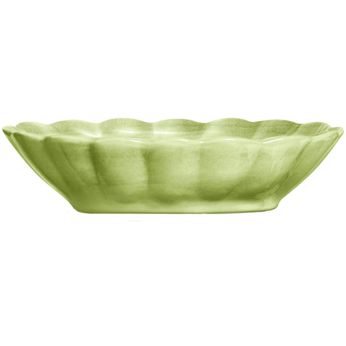 Oyster Bowl 75 cl, Green