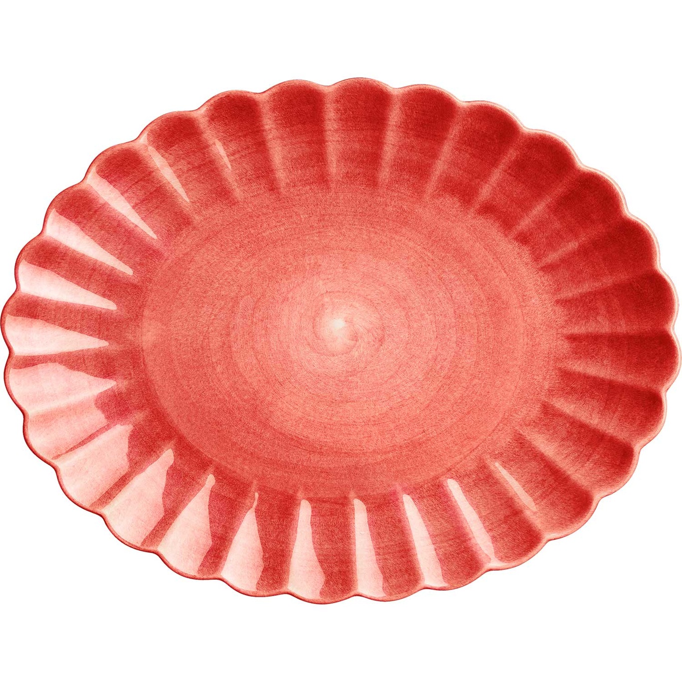 Oyster Dish Limited Edition 35x30 cm, Red