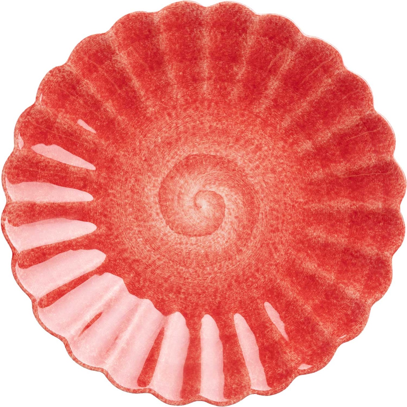 Oyster Plate Limited Edition, Red, 20 cm
