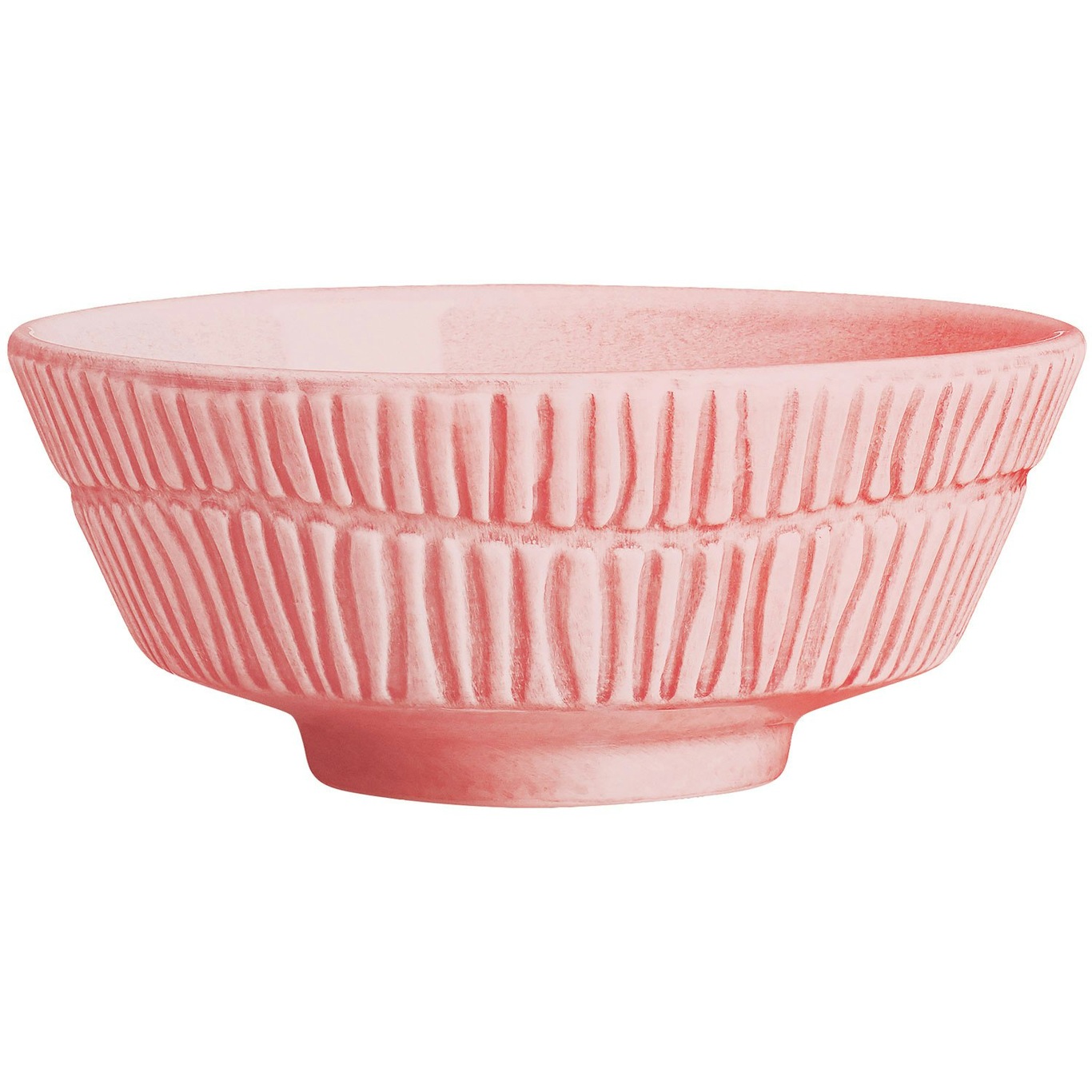 Stripes Bowl 50 cl, Light pink 