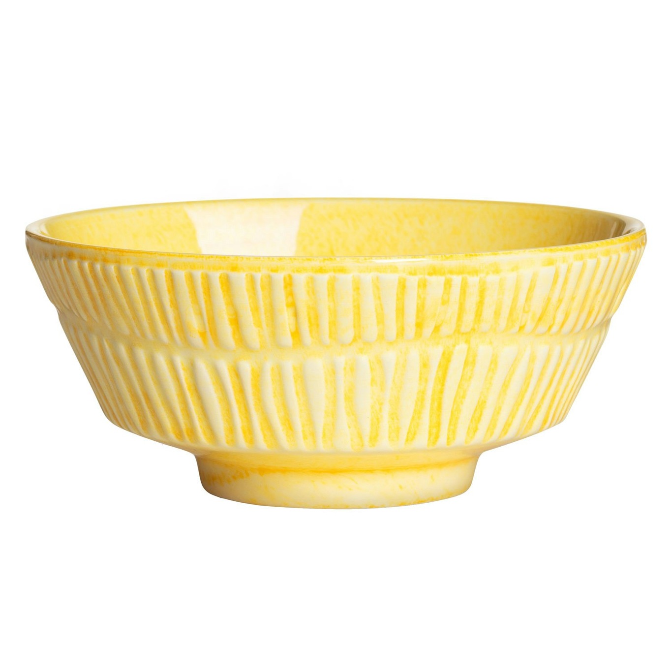 Stripes Bowl 50 cl, Yellow 